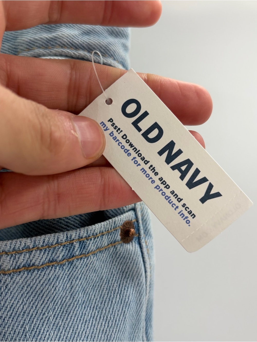 Old Navy Light Denim Wash Trendy Blue Mid Rise Bootcut Size 12 petite 12P NWT - Picture 9 of 13